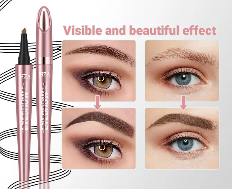 Mira Micro-Fork Eyebrow Pencil | Waterproof, Natural-Looking Strokes 4