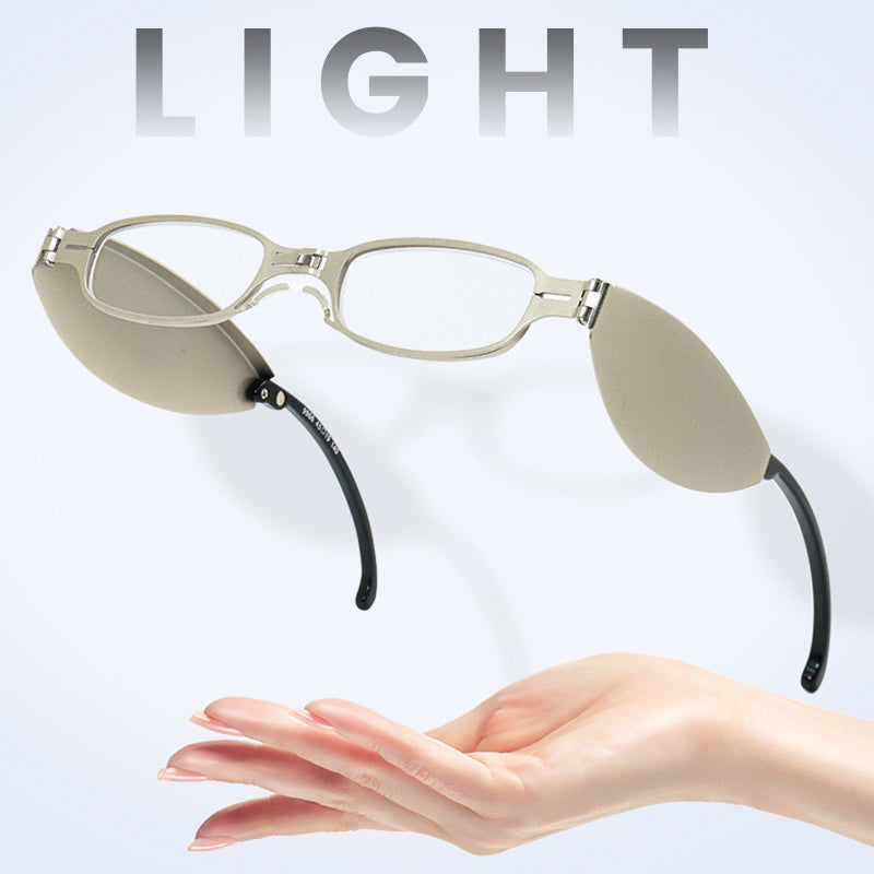 Mira Reading Glasses | Portable Folding Design, Lightweight PC & Al-Mg Alloy 4