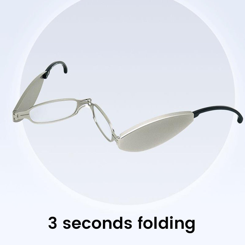 Mira Reading Glasses | Portable Folding Design, Lightweight PC & Al-Mg Alloy 5