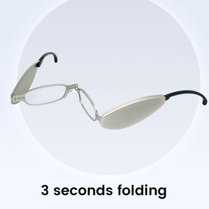 Mira Reading Glasses | Portable Folding Design, Lightweight PC & Al-Mg Alloy 5