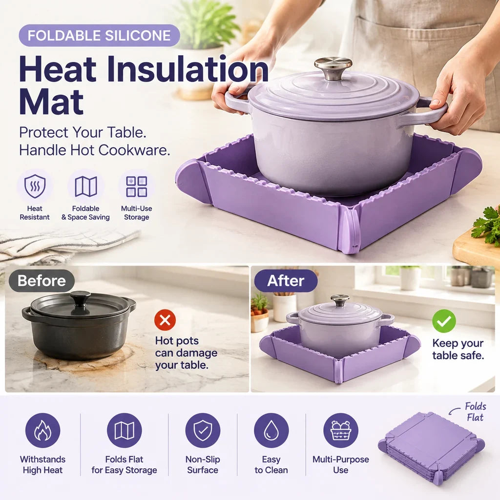 Mira Silicone Trivet | Magnetic, Heat-Resistant for Hot Dishes and Pots 5