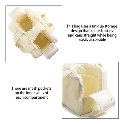 Mira Travel Makeup Bag | Large Capacity, Waterproof Nylon 4
