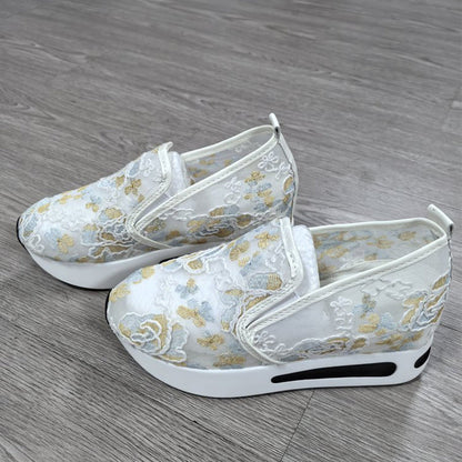 Mira Womens Casual Sneakers | Breathable Mesh, Thick Sole, Slip-Resistant 2