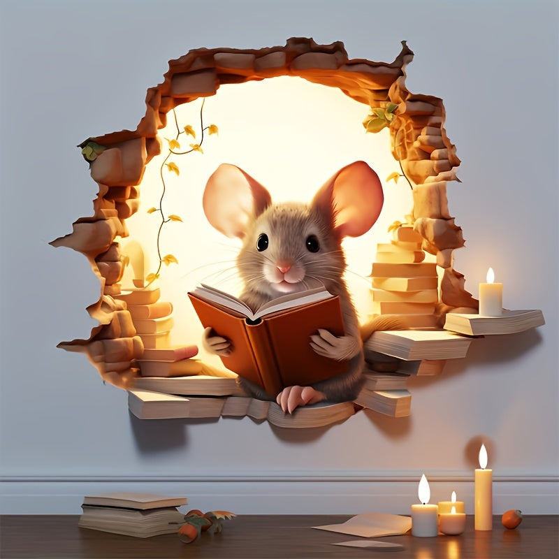 Mousello 3D Wall Sticker | Removable, Waterproof Cartoon Design 2