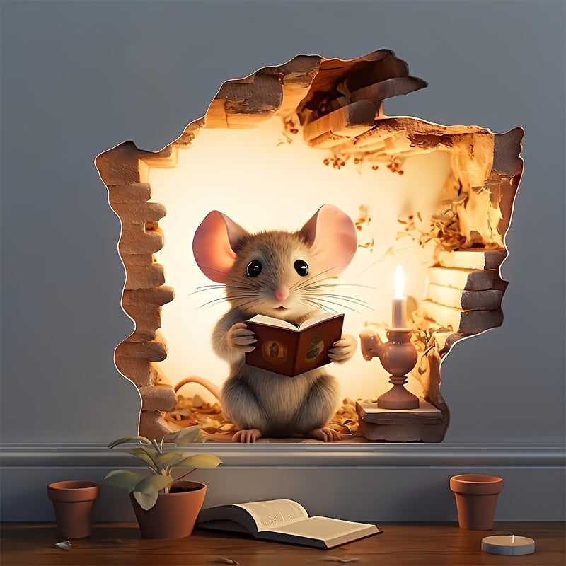 Mousello 3D Wall Sticker | Removable, Waterproof Cartoon Design 4