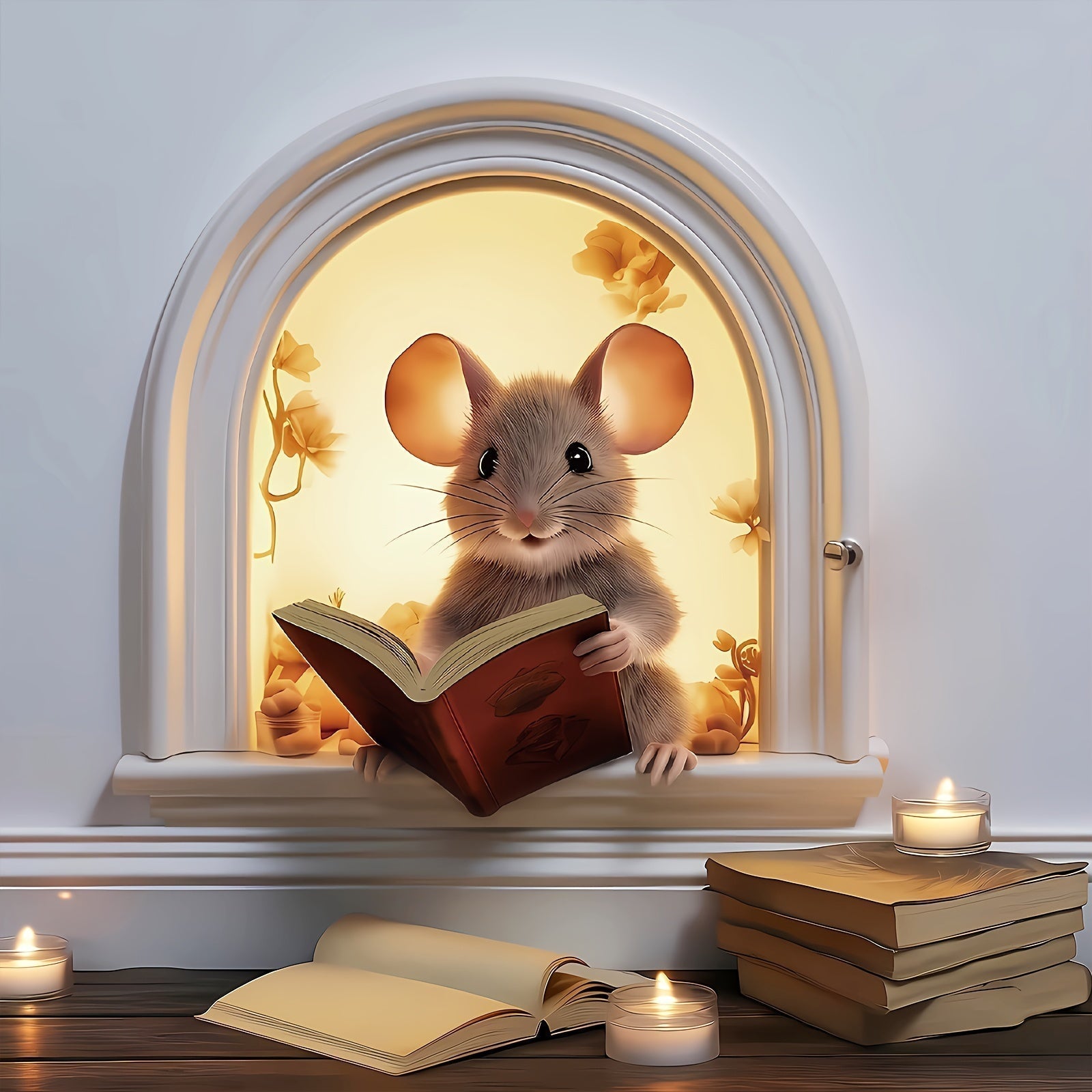 Mousello 3D Wall Sticker | Removable, Waterproof Cartoon Design 6