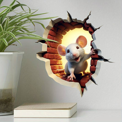 Mousello 3D Wall Sticker | Removable, Waterproof Cartoon Design 8