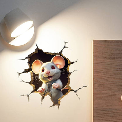 Mousello 3D Wall Sticker | Removable, Waterproof Cartoon Design 9