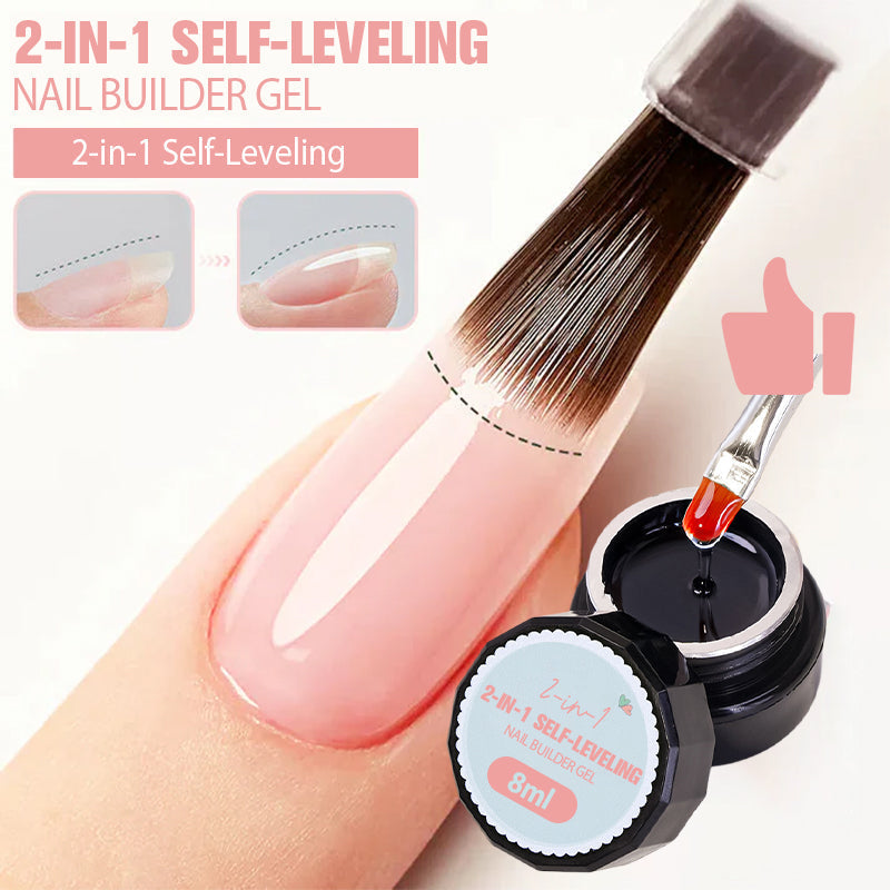 Nailuxe Builder Gel | Self-Leveling, Dual-Function Resin 1