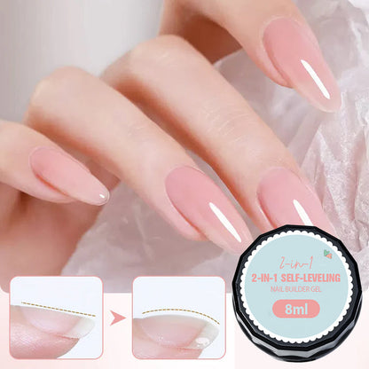 Nailuxe Builder Gel | Self-Leveling, Dual-Function Resin 2