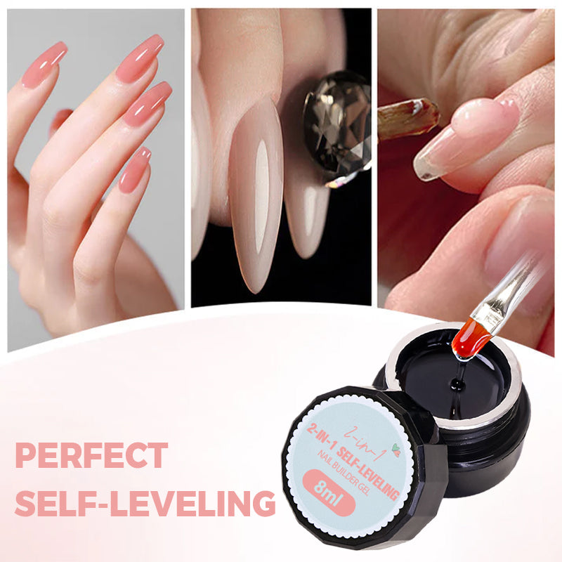 Nailuxe Builder Gel | Self-Leveling, Dual-Function Resin 3