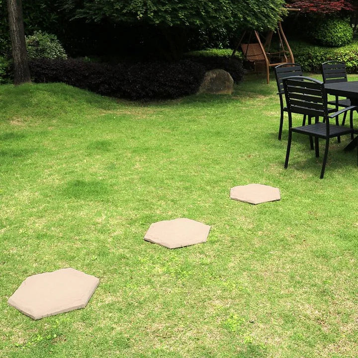 Natura Garden Stones | Durable Resin Decorative Stepping Stones for Pathways 0