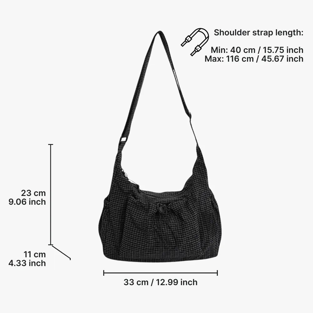 Nela Crossbody Bag | Lightweight Nylon, Adjustable Strap 7