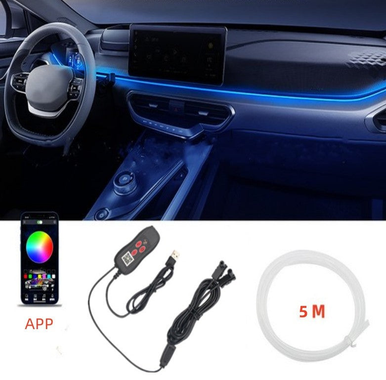 Nexa Car LED Light Strips | Music Sync, App Controlled, USB Powered 8