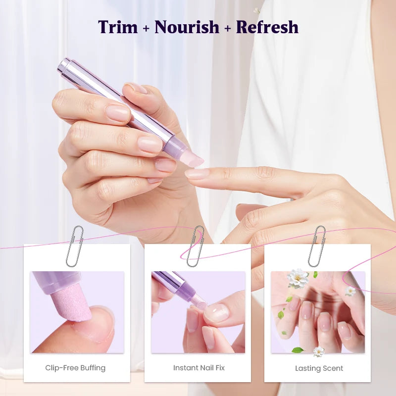 Nexa Nail Care Pen | 3-in-1 Cuticle Remover, Polish Remover & Oil Treatment 4