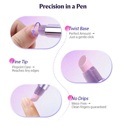 Nexa Nail Care Pen | 3-in-1 Cuticle Remover, Polish Remover & Oil Treatment 6