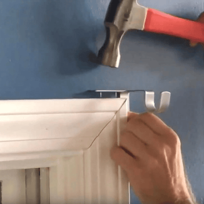 Nora Curtain Rod Brackets | No Drill, Heavy-Duty 1
