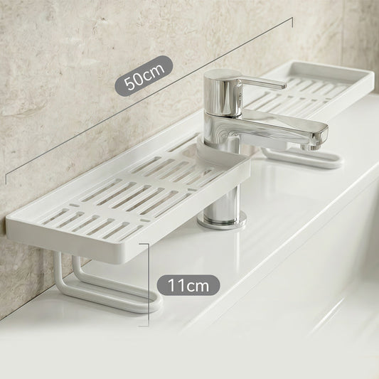 Nora Under Sink Organizer | No-Drill, Rapid-Drainage Design, Durable Plastic 0