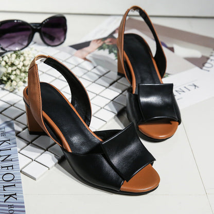 Nora Women's Pumps | Black PU Leather, Comfortable Fit 1