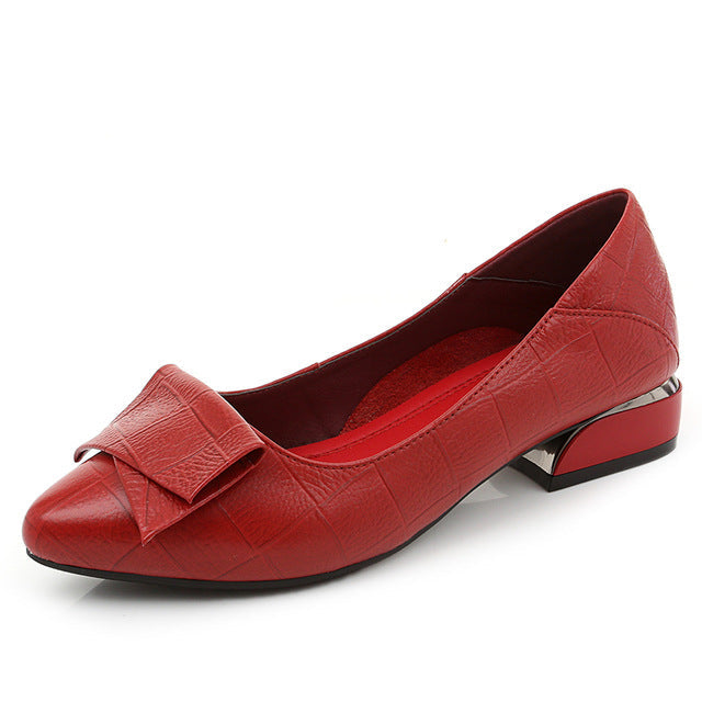 Nora Women's Pumps | Black PU Leather, Comfortable Fit 6