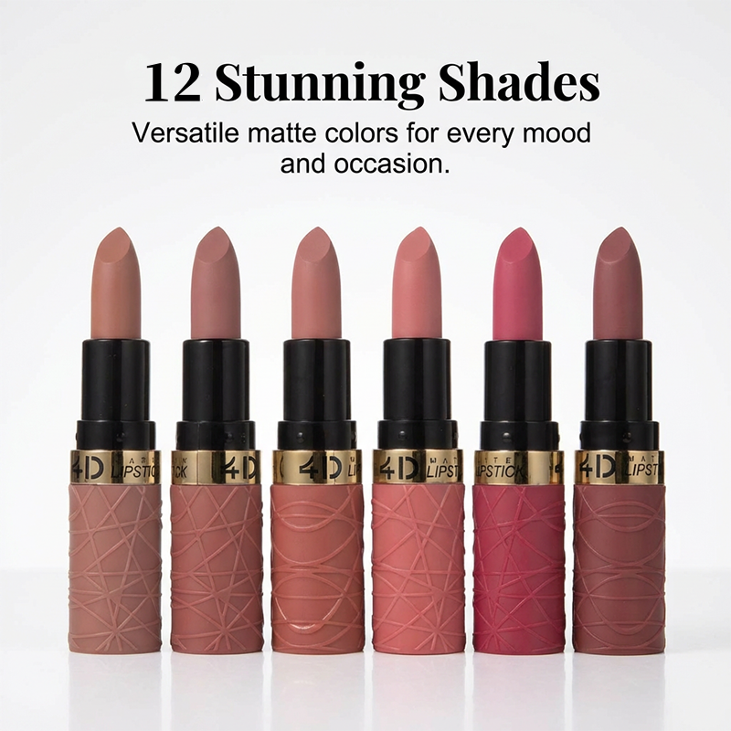 Nori Matte Lipstick | Waterproof, 12 Stunning Shades 1
