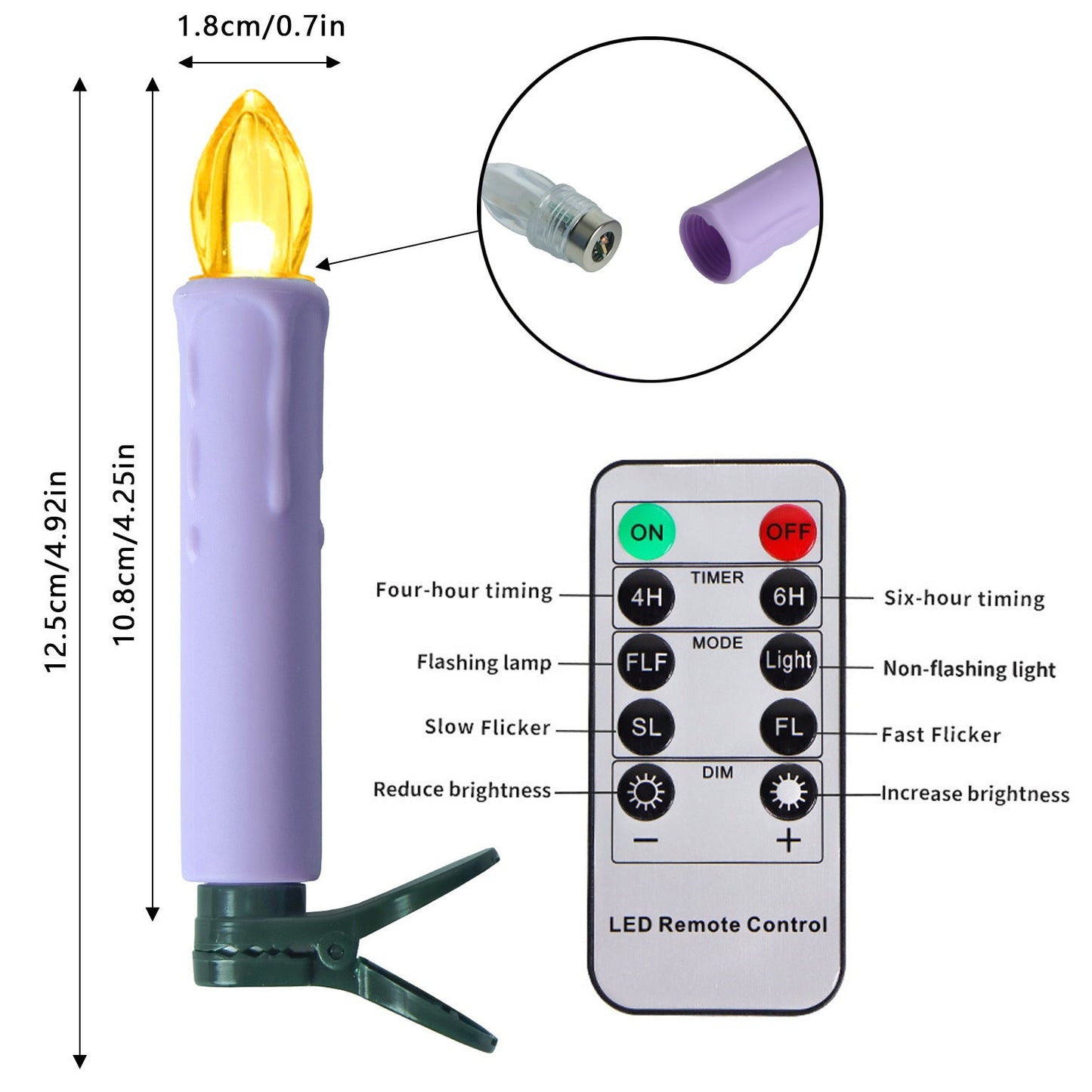 Flameless LED Candles 10 PACK™ — Creëer Direct Gezellige, Vuurvrije Magie