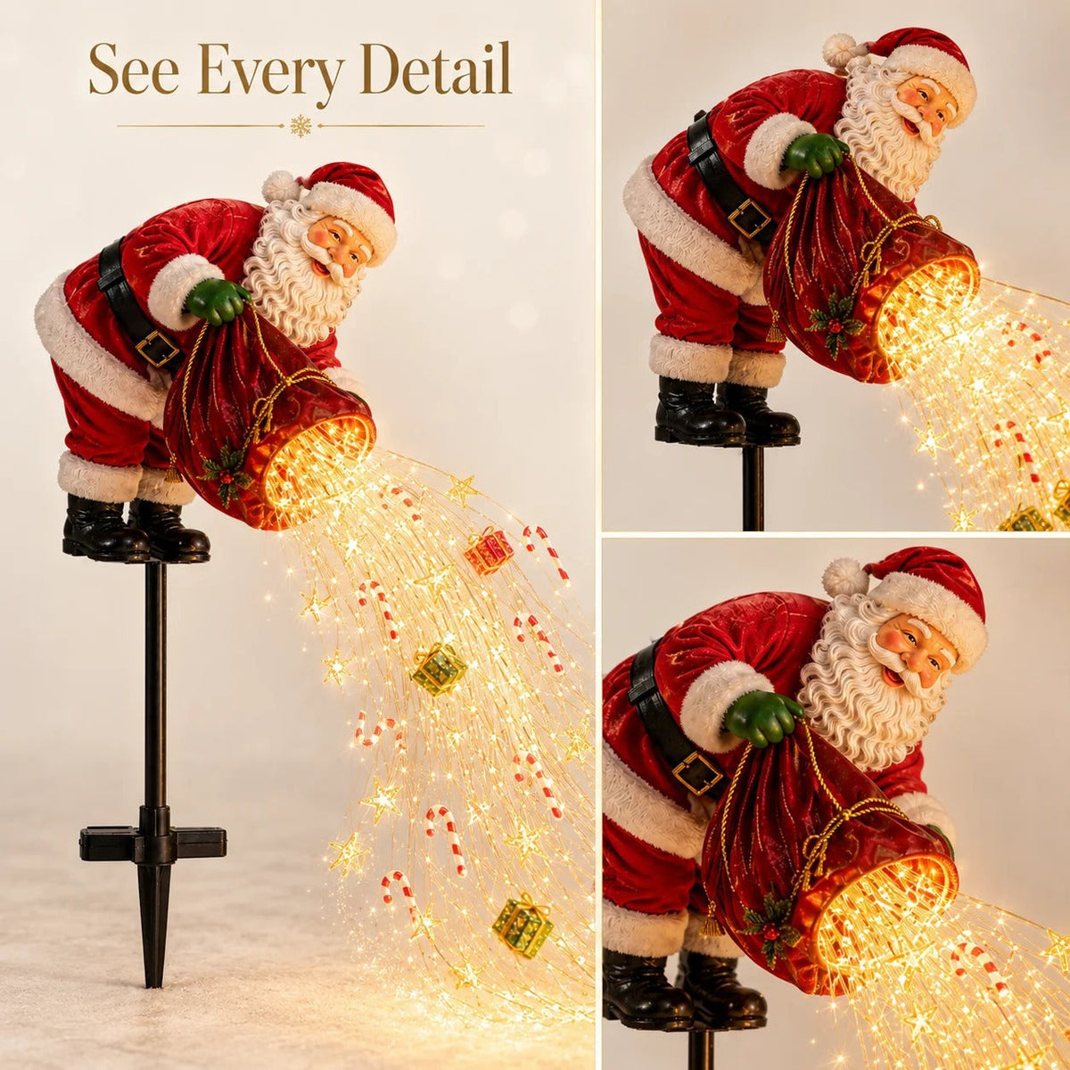 Luz de jardim de Natal com LEDs em movimento Merrypour™