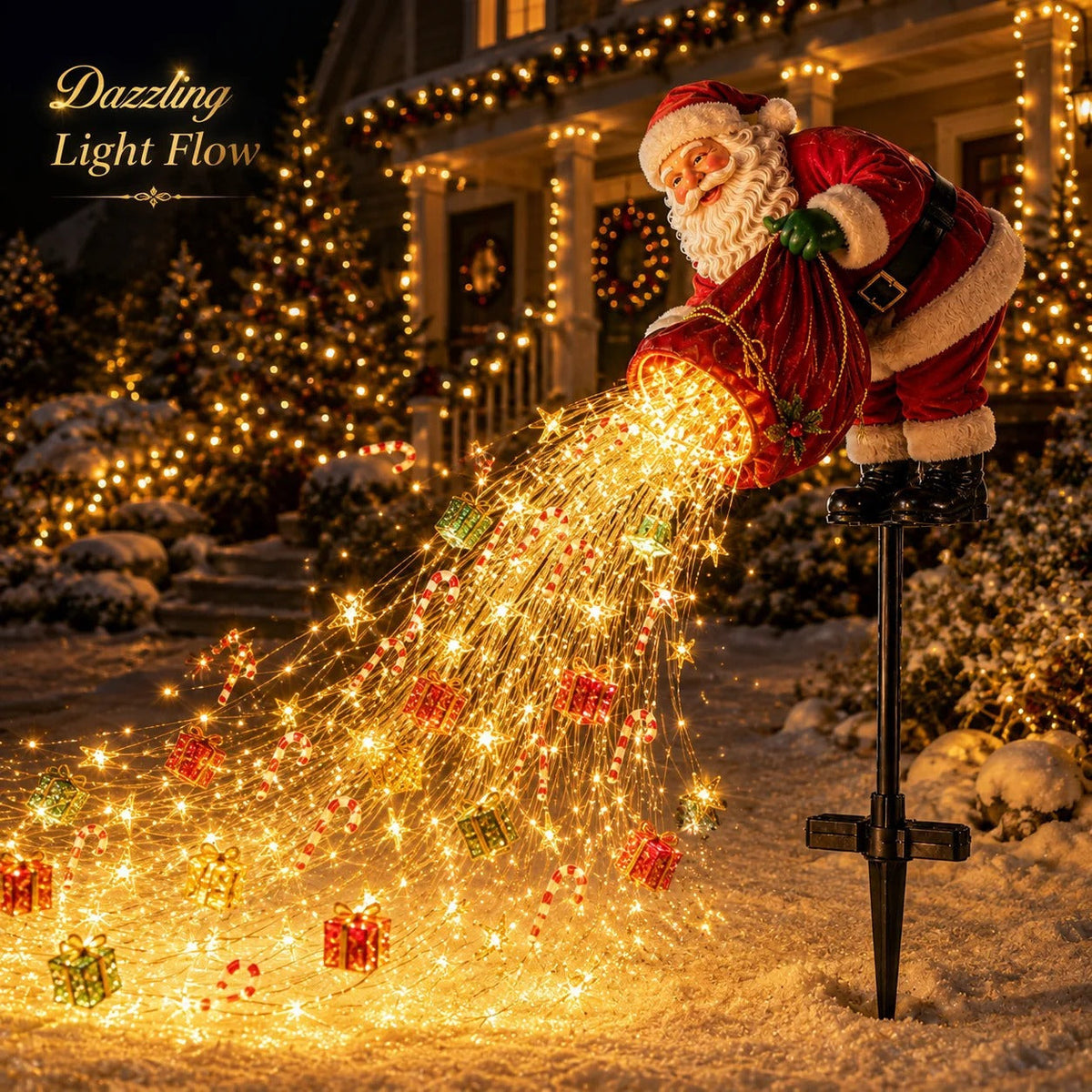 Luz de jardim de Natal com LEDs em movimento Merrypour™