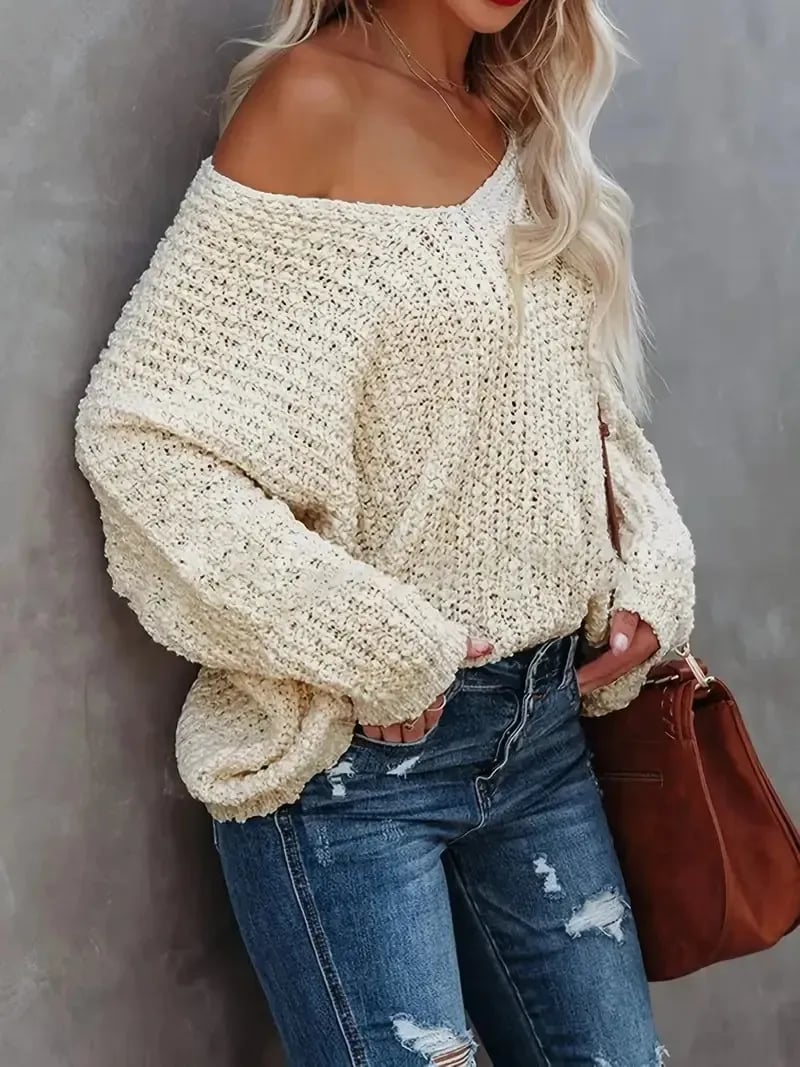 Oriana Off-the-Shoulder Sweater | Lightweight, Casual Fit 1