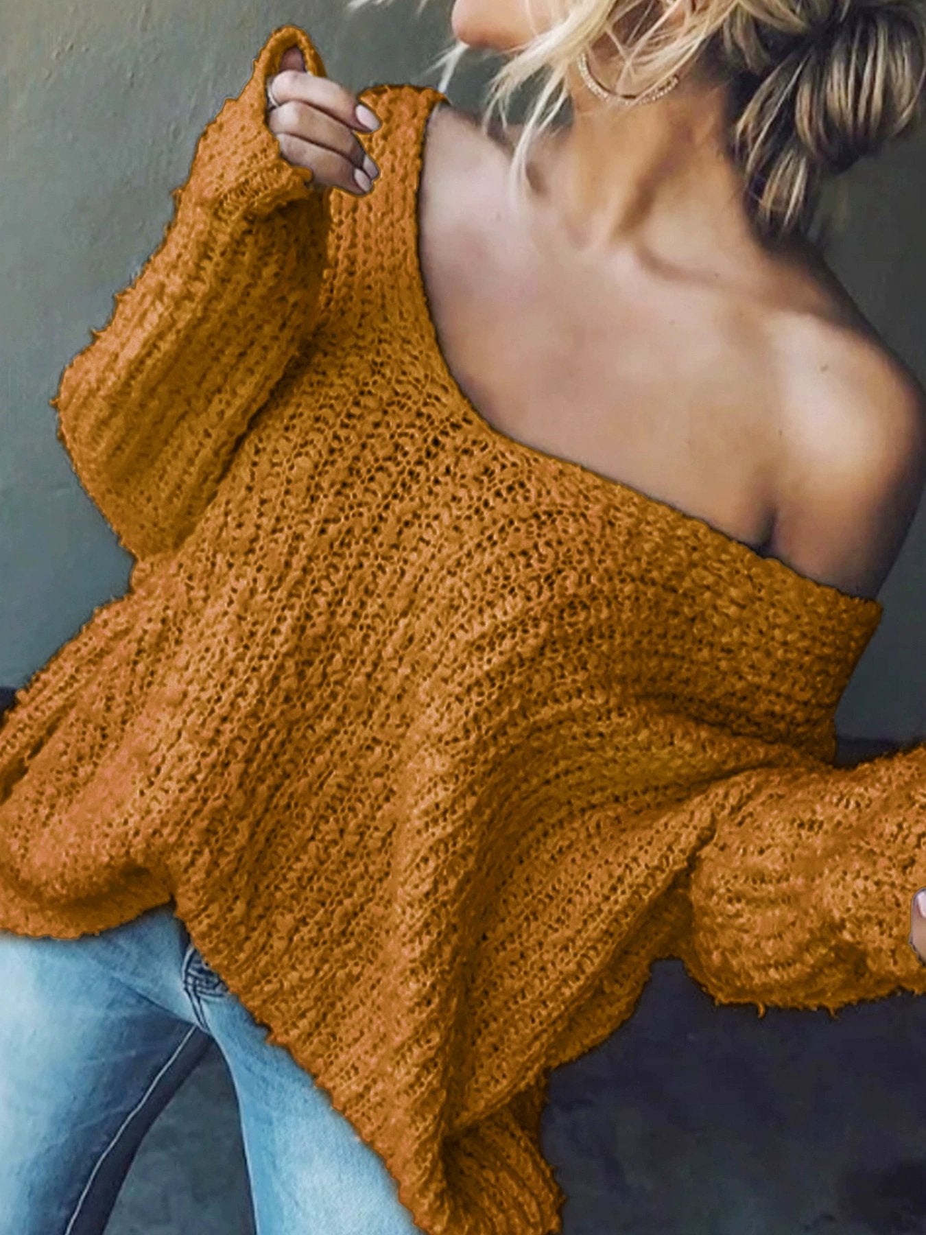 Oriana Off-the-Shoulder Sweater | Lightweight, Casual Fit 10