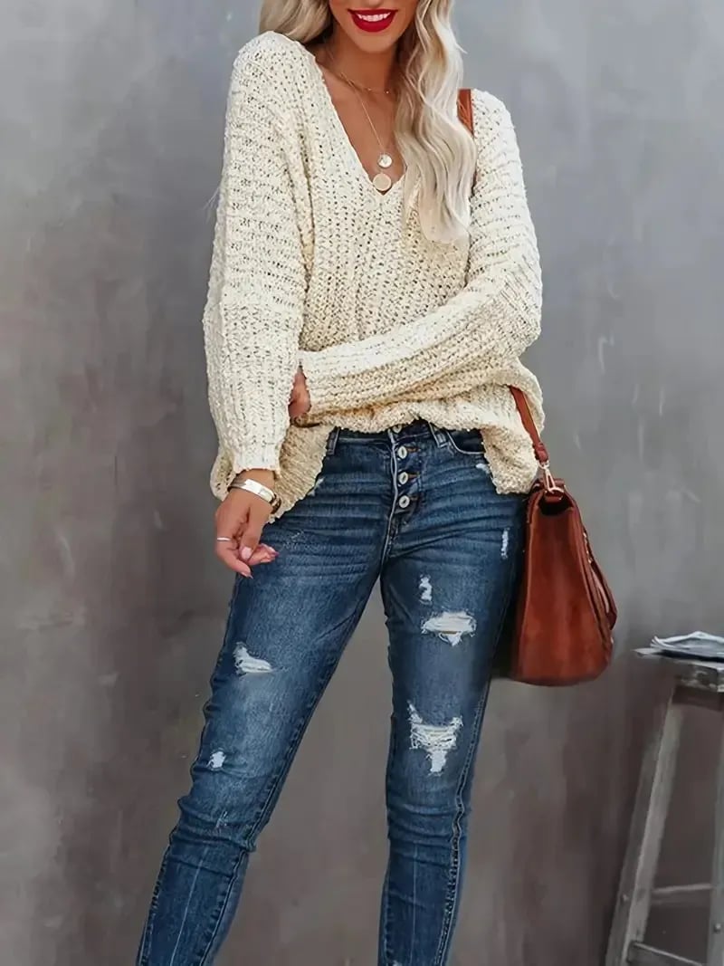 Oriana Off-the-Shoulder Sweater | Lightweight, Casual Fit 4