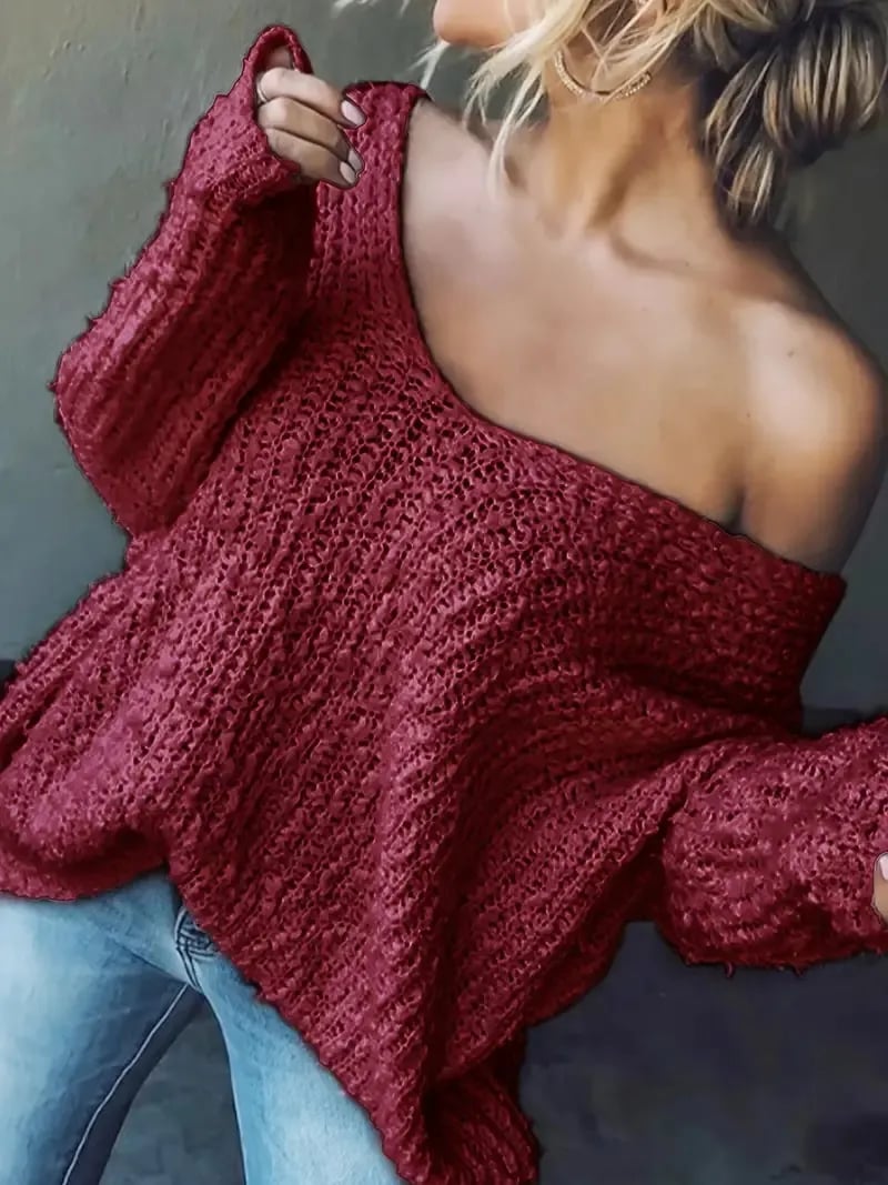 Oriana Off-the-Shoulder Sweater | Lightweight, Casual Fit 9