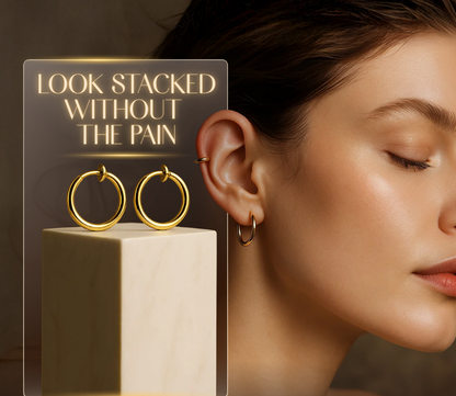 Orlina Comfort Earrings | Retractable, Hypoallergenic 2