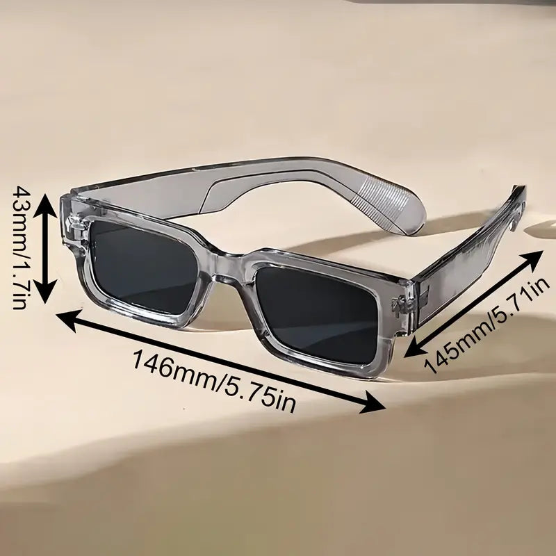 Parker Rectangular Sunglasses | Durable Acetate Frame 4