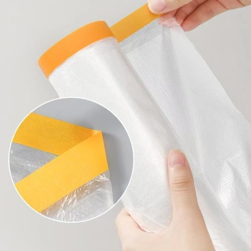 Pavo Barrier Film | Pre-Taped, Dust Protection, 10m x 1m 0