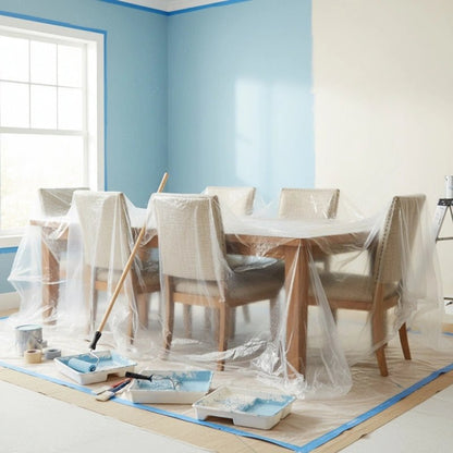 Pavo Barrier Film | Pre-Taped, Dust Protection, 10m x 1m 5