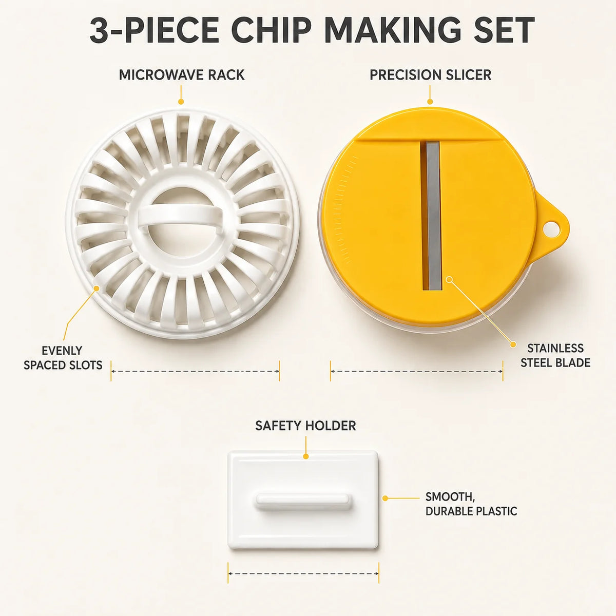 Pavo Chip Maker | Oil-Free, Includes Slicer Bowl Set 8