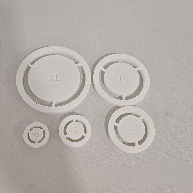Pavo Pottery Tool | Multi-Size Clay Foot Ring Template for Trimming 9