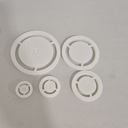 Pavo Pottery Tool | Multi-Size Clay Foot Ring Template for Trimming 9