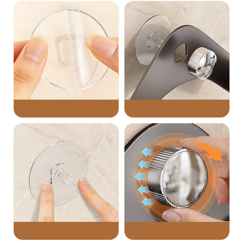 Paxis Pot Lid Organizer | No-Drill Suction Cup, Space-Saving Design 4