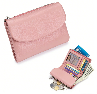 Pella Leather Wallet | Genuine Leather, Slim Design, Multi-Function 12