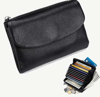 Pella Leather Wallet | Genuine Leather, Slim Design, Multi-Function 13
