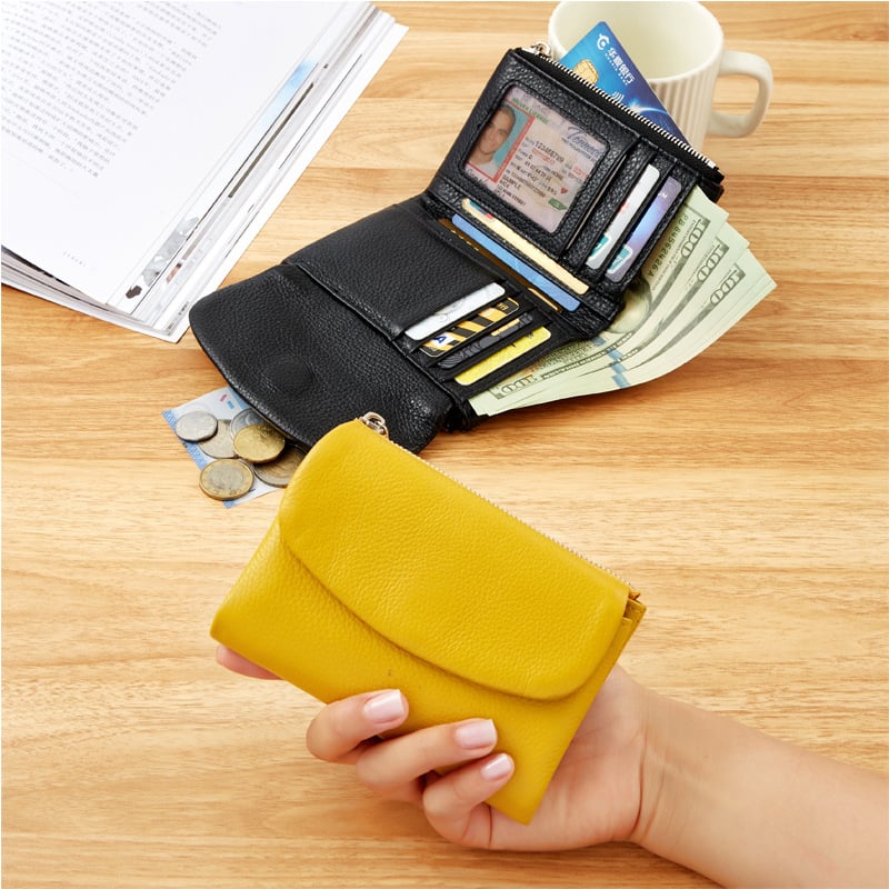 Pella Leather Wallet | Genuine Leather, Slim Design, Multi-Function 6