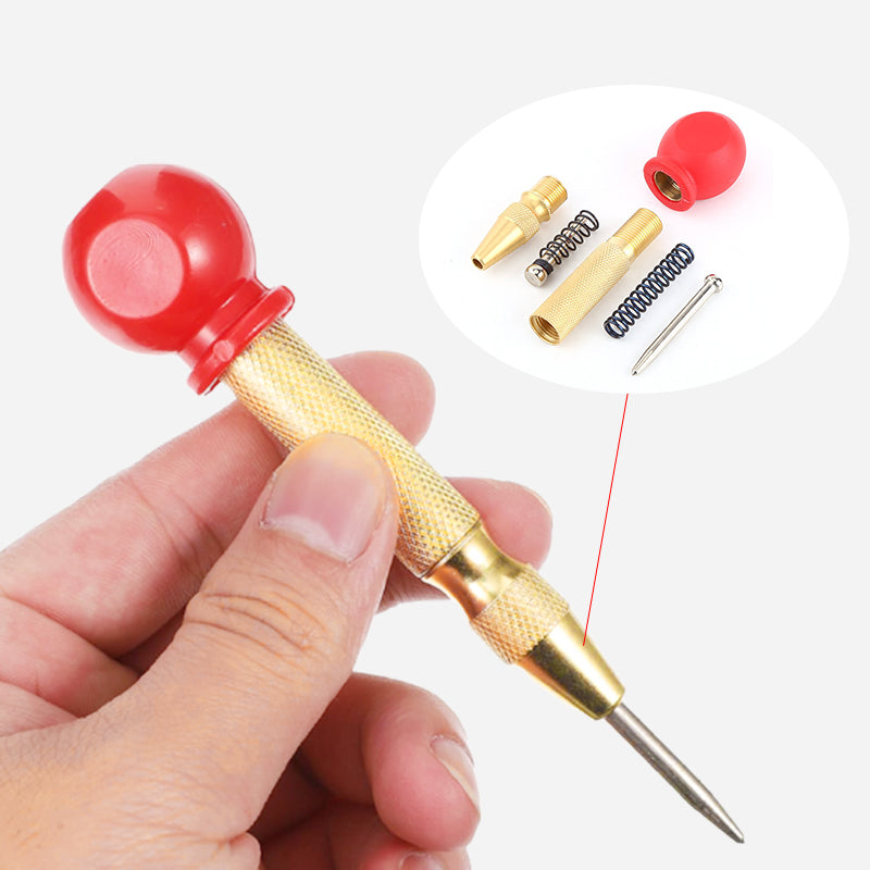 Penta Center Punch | Spring-Loaded Precision Tool 2