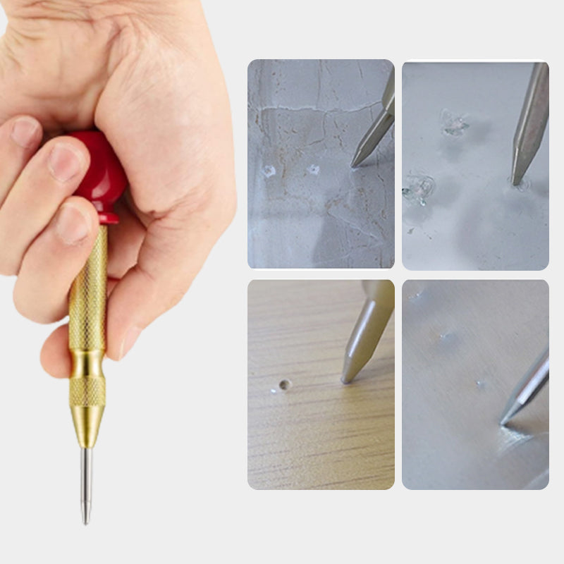 Penta Center Punch | Spring-Loaded Precision Tool 5