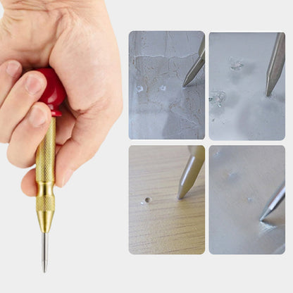 Penta Center Punch | Spring-Loaded Precision Tool 5