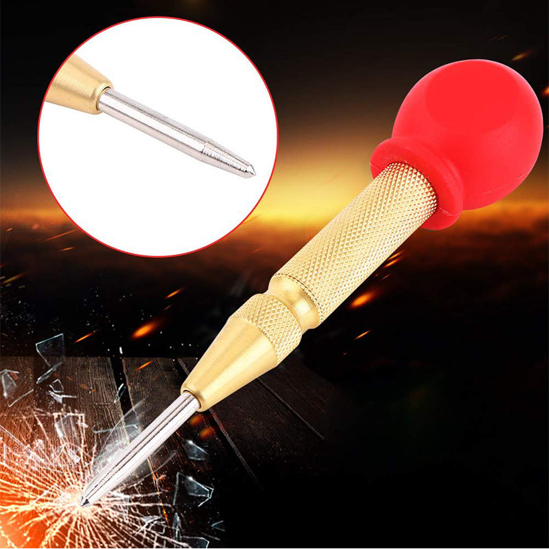 Penta Center Punch | Spring-Loaded Precision Tool 7