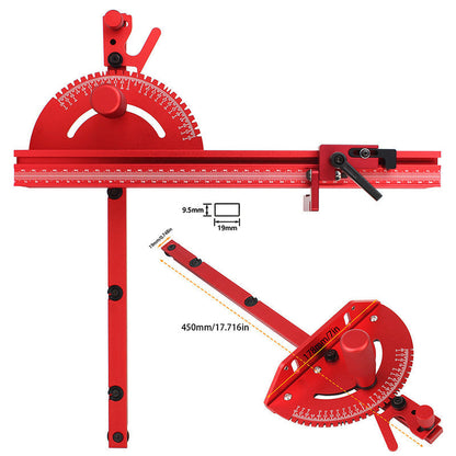 Pinnacle Miter Gauge | Precision Aluminum, Adjustable Angle 2
