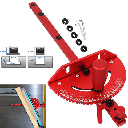 Pinnacle Miter Gauge | Precision Aluminum, Adjustable Angle 4