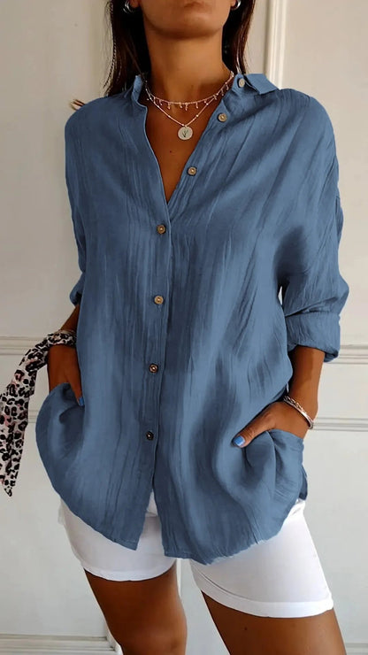 Plea Shirt | Classic Pleated, Plus Size 1